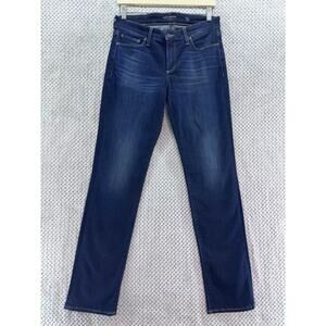 Lucky Brand Jeans Womens 8/29 Twilight Blue Dark Wash Mid Rise Straight Sweet